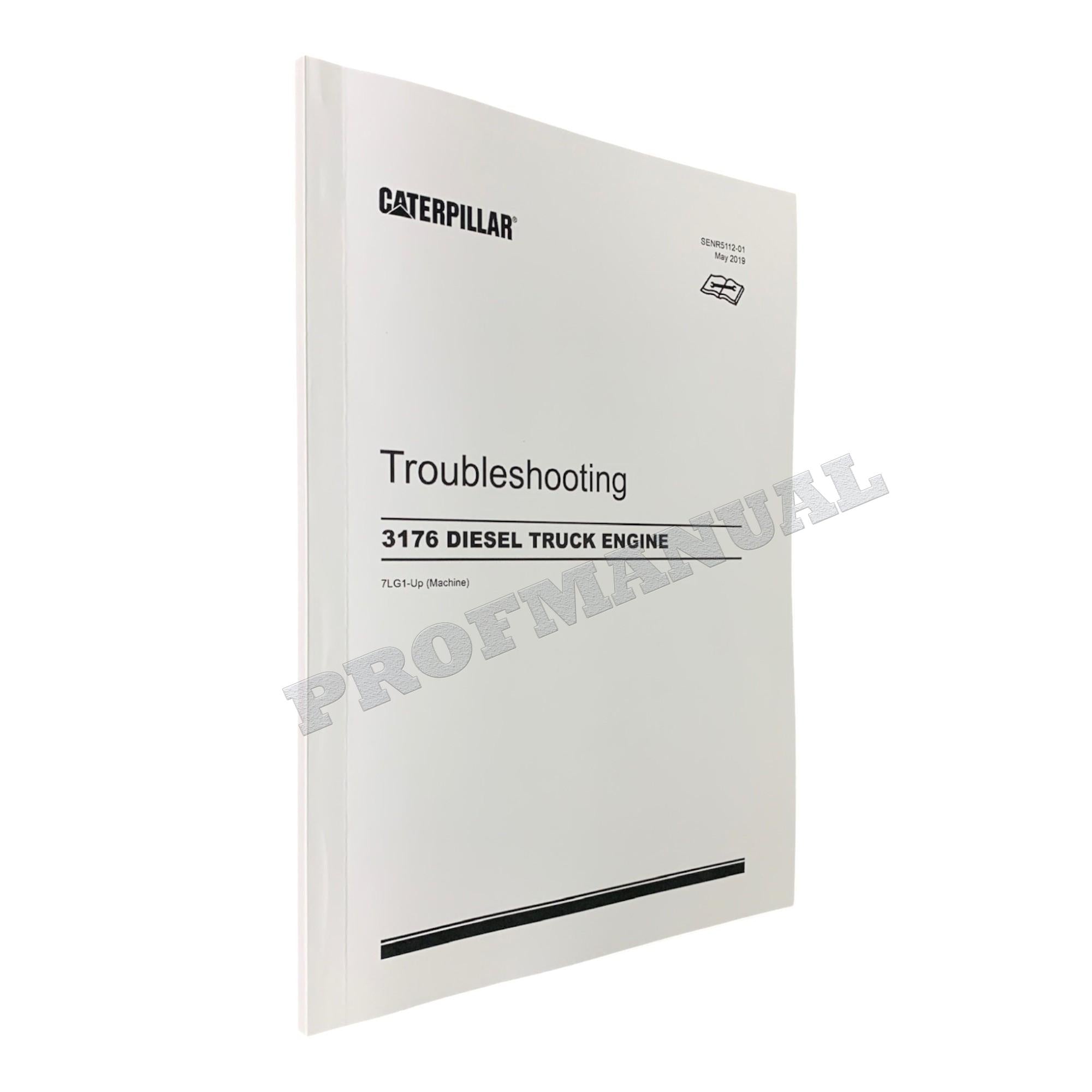 Manual de servicio completo del motor de camión Caterpillar 3176 15 libros + esquema *Enviar número de serie