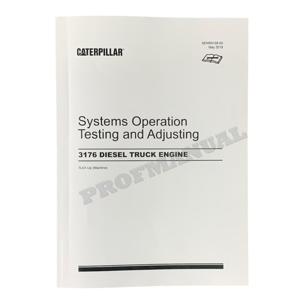 Manual de servicio completo del motor de camión Caterpillar 3176 15 libros + esquema *Enviar número de serie