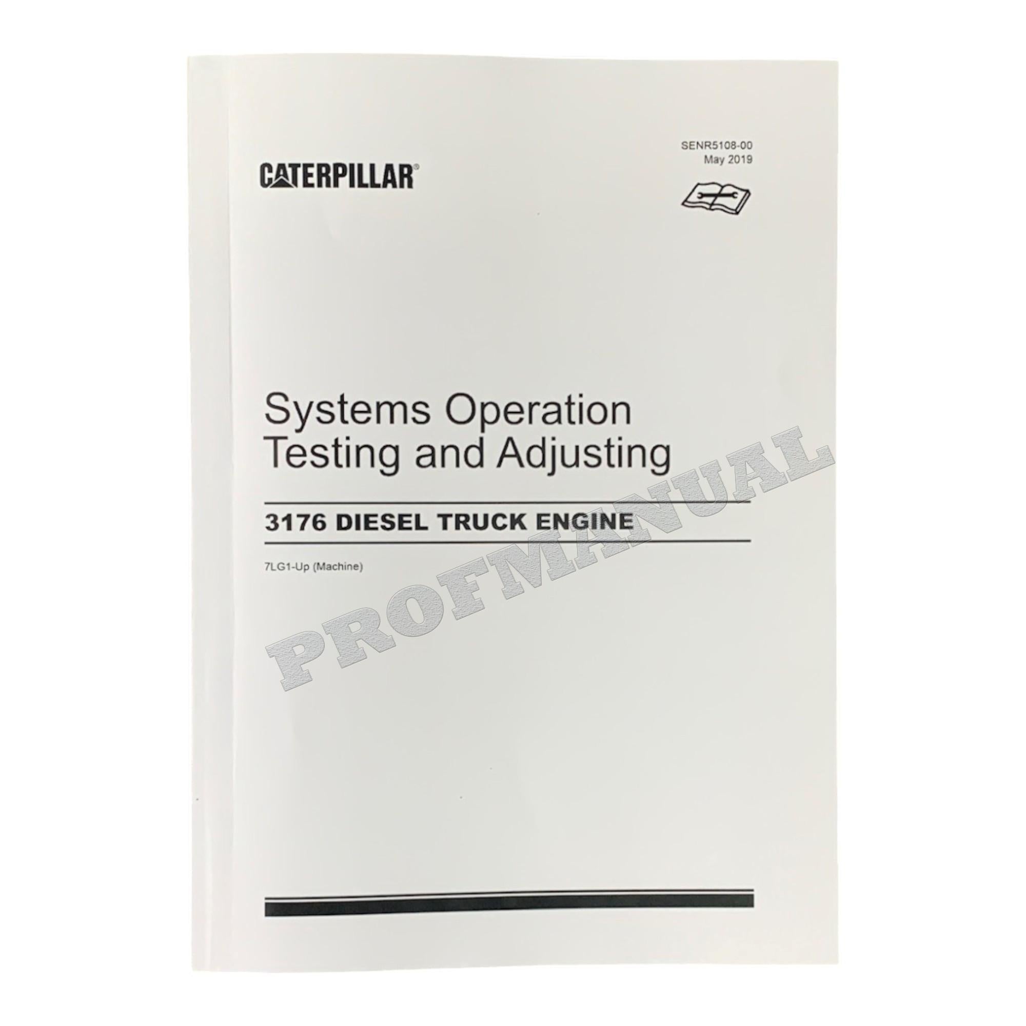 Manual de servicio completo del motor de camión Caterpillar 3176 15 libros + esquema *Enviar número de serie