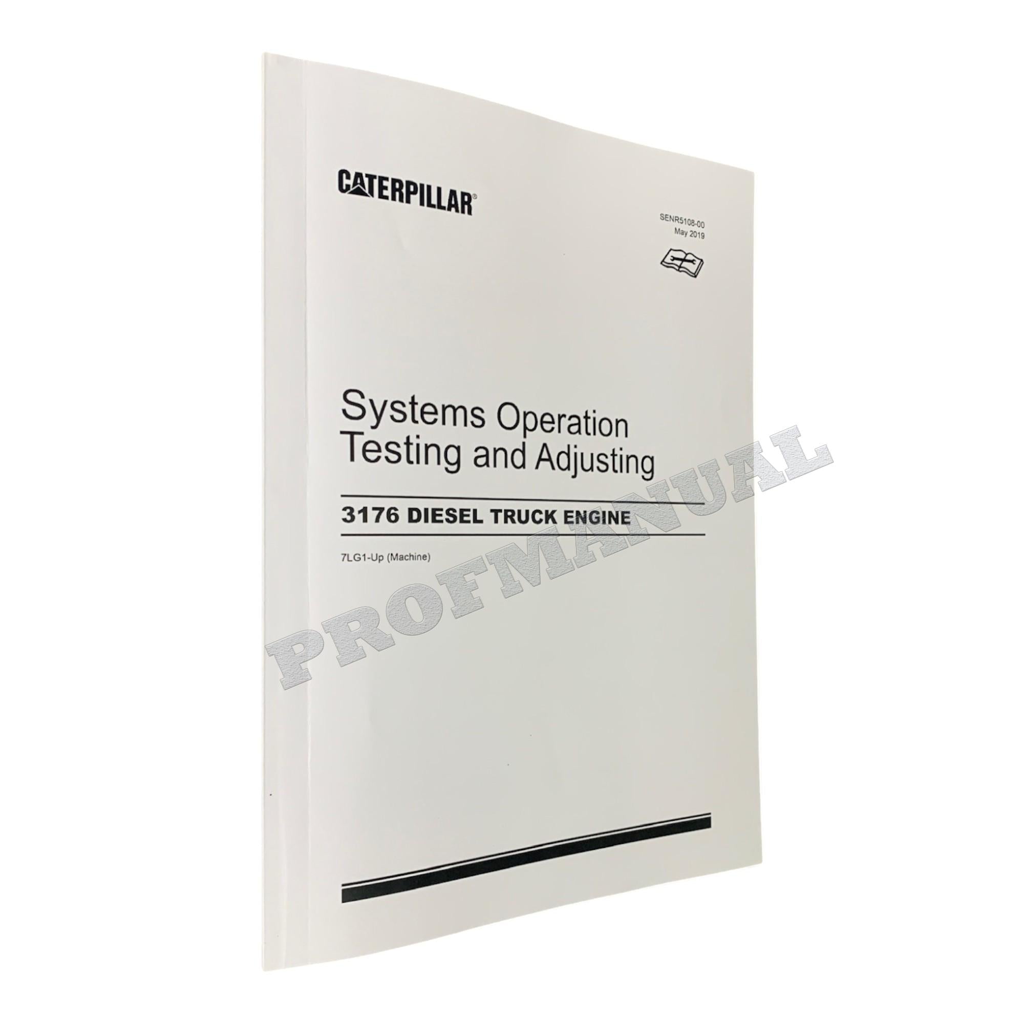 Manual de servicio completo del motor de camión Caterpillar 3176 15 libros + esquema *Enviar número de serie