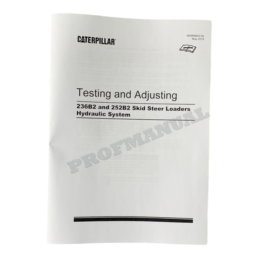 Manual de servicio del minicargador Caterpillar 236B, 236B2, 246B, 252B, 252B2 y 262B