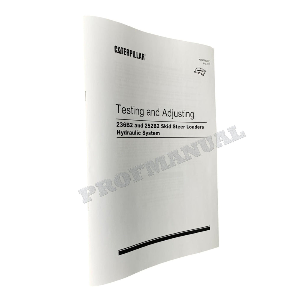 Manual de servicio del minicargador Caterpillar 236B, 236B2, 246B, 252B, 252B2 y 262B