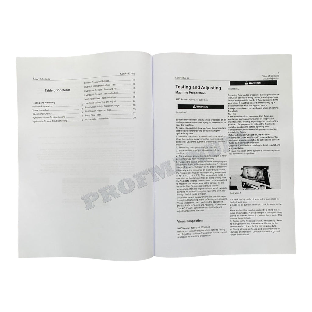 Manual de servicio del minicargador Caterpillar 236B, 236B2, 246B, 252B, 252B2 y 262B