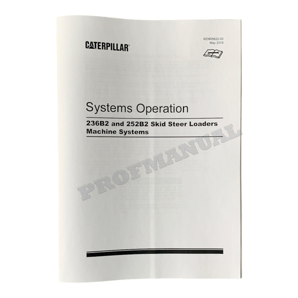 Manual de servicio del minicargador Caterpillar 236B, 236B2, 246B, 252B, 252B2 y 262B