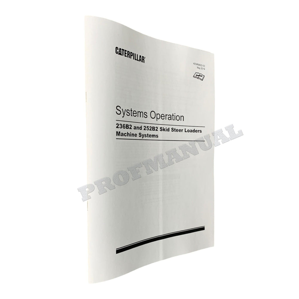 Manual de servicio del minicargador Caterpillar 236B, 236B2, 246B, 252B, 252B2 y 262B