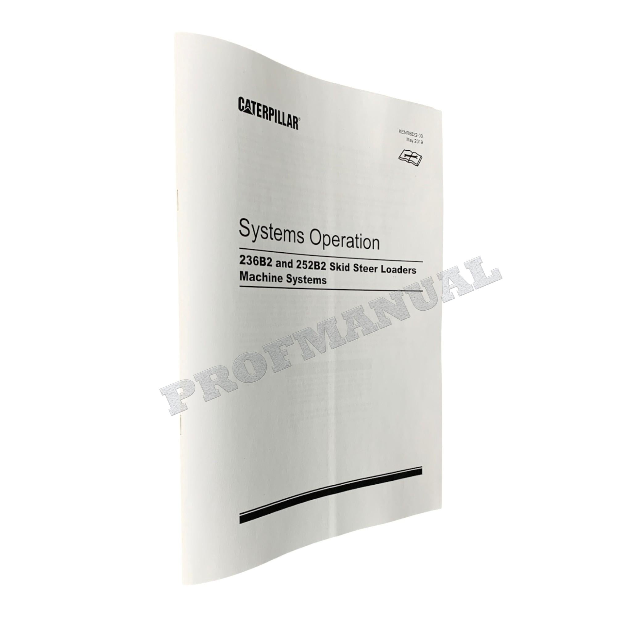 Manual de servicio del minicargador Caterpillar 236B, 236B2, 246B, 252B, 252B2 y 262B