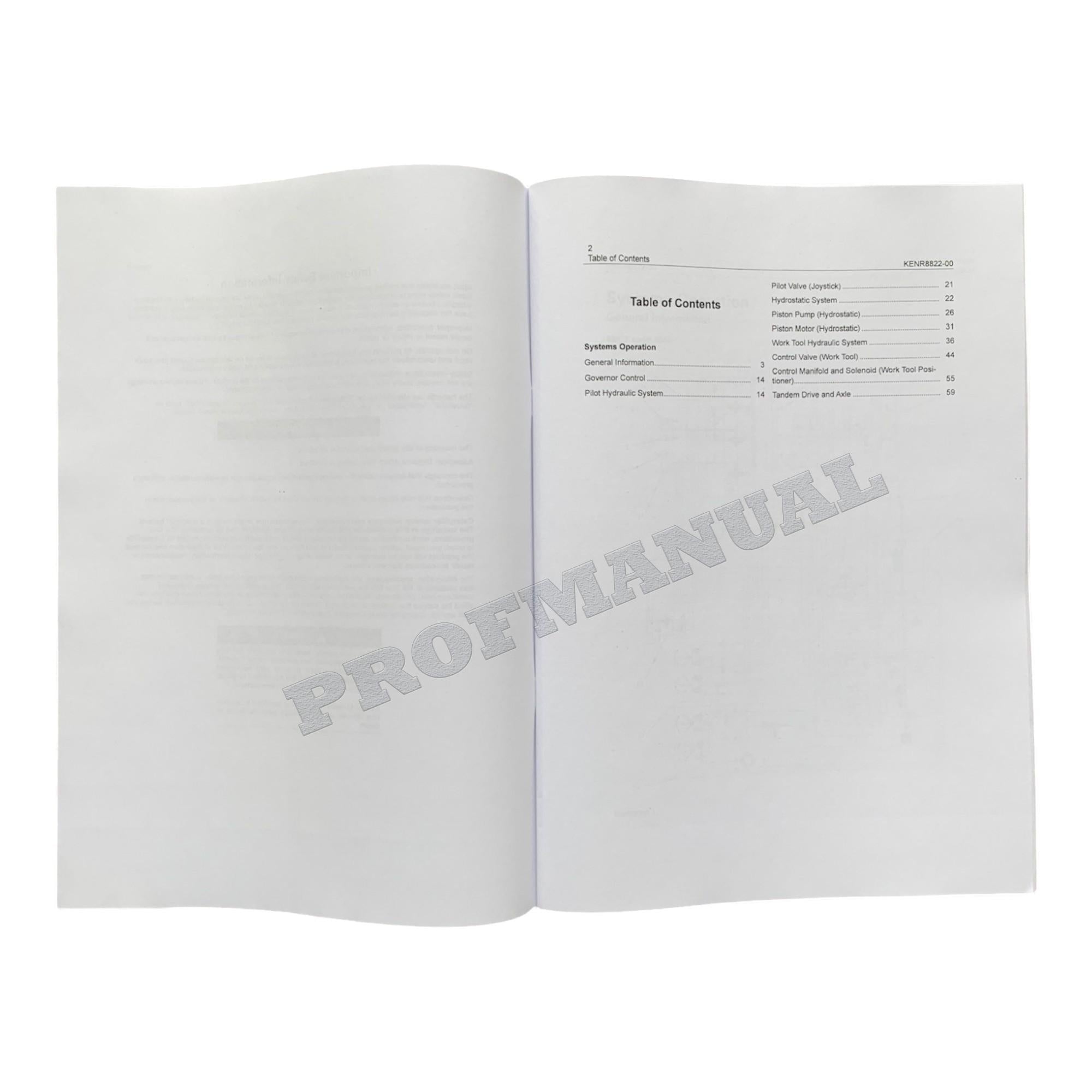 Manual de servicio del minicargador Caterpillar 236B, 236B2, 246B, 252B, 252B2 y 262B