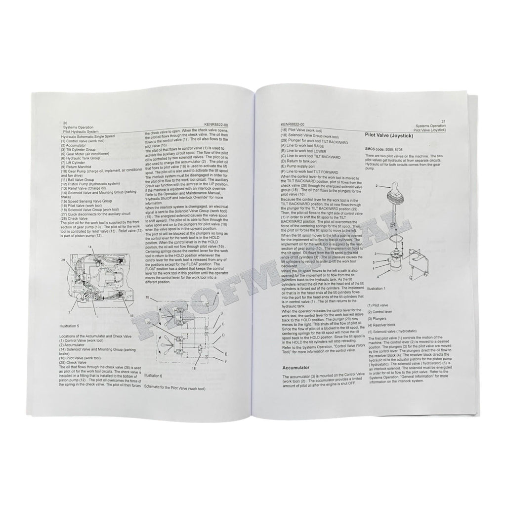 Manual de servicio del minicargador Caterpillar 236B, 236B2, 246B, 252B, 252B2 y 262B