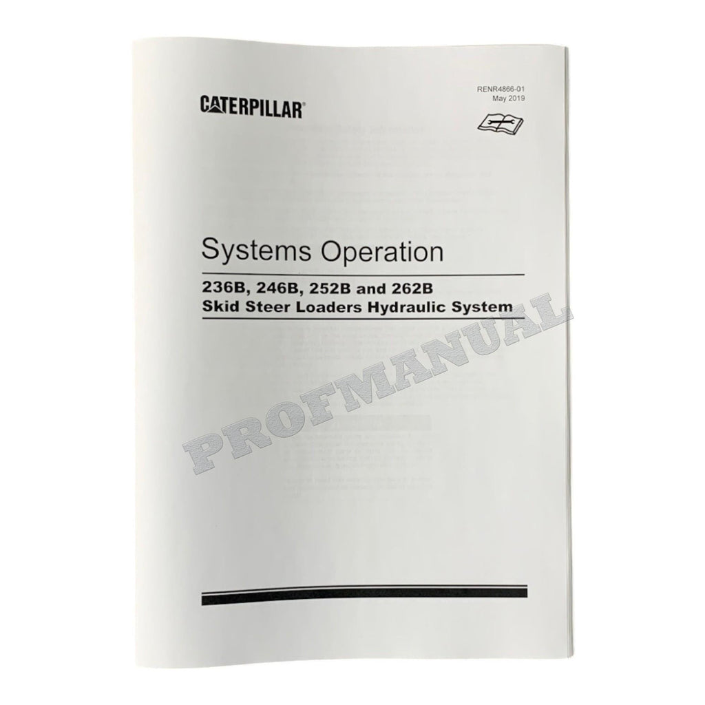 Manual de servicio del minicargador Caterpillar 236B, 236B2, 246B, 252B, 252B2 y 262B
