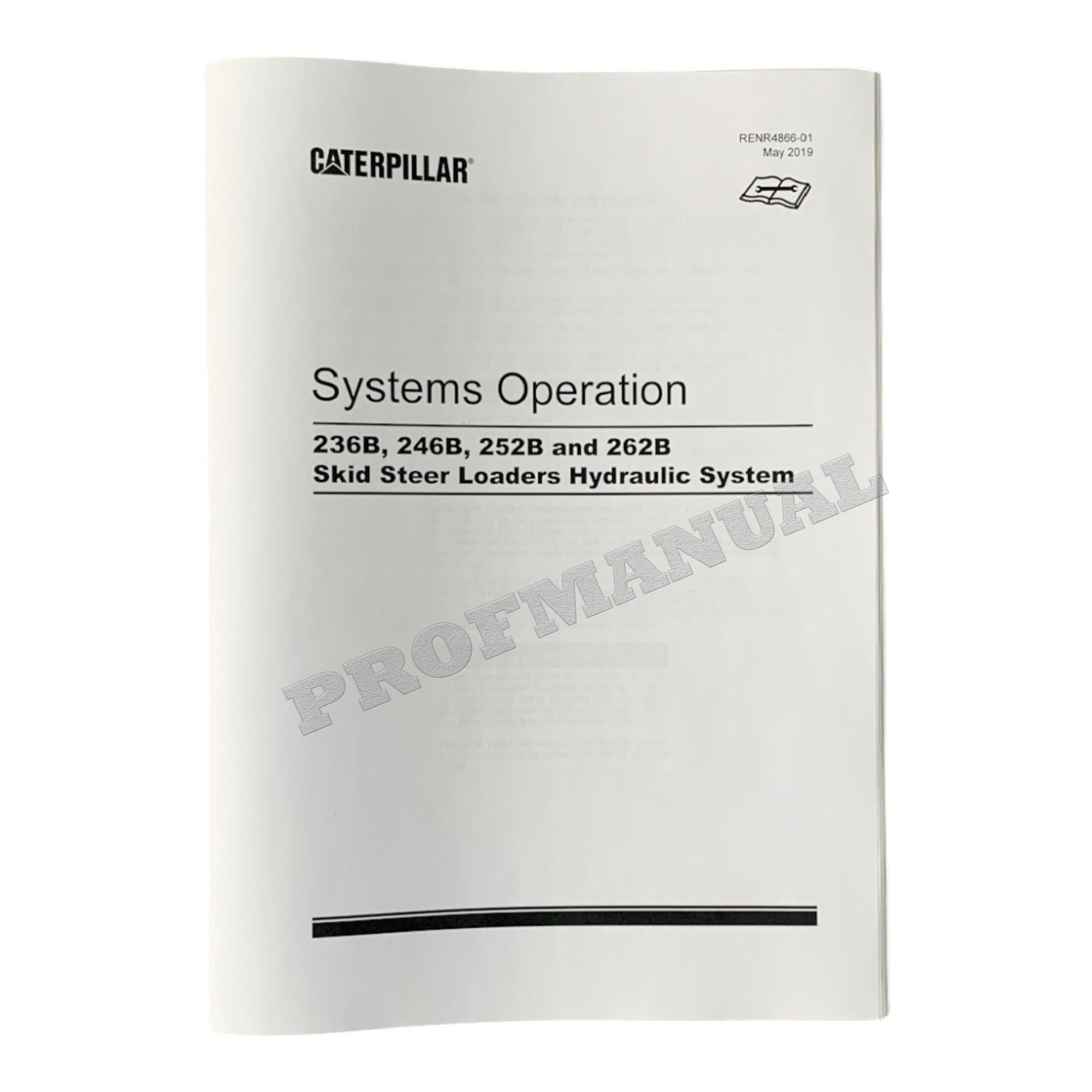 Manual de servicio del minicargador Caterpillar 236B, 236B2, 246B, 252B, 252B2 y 262B