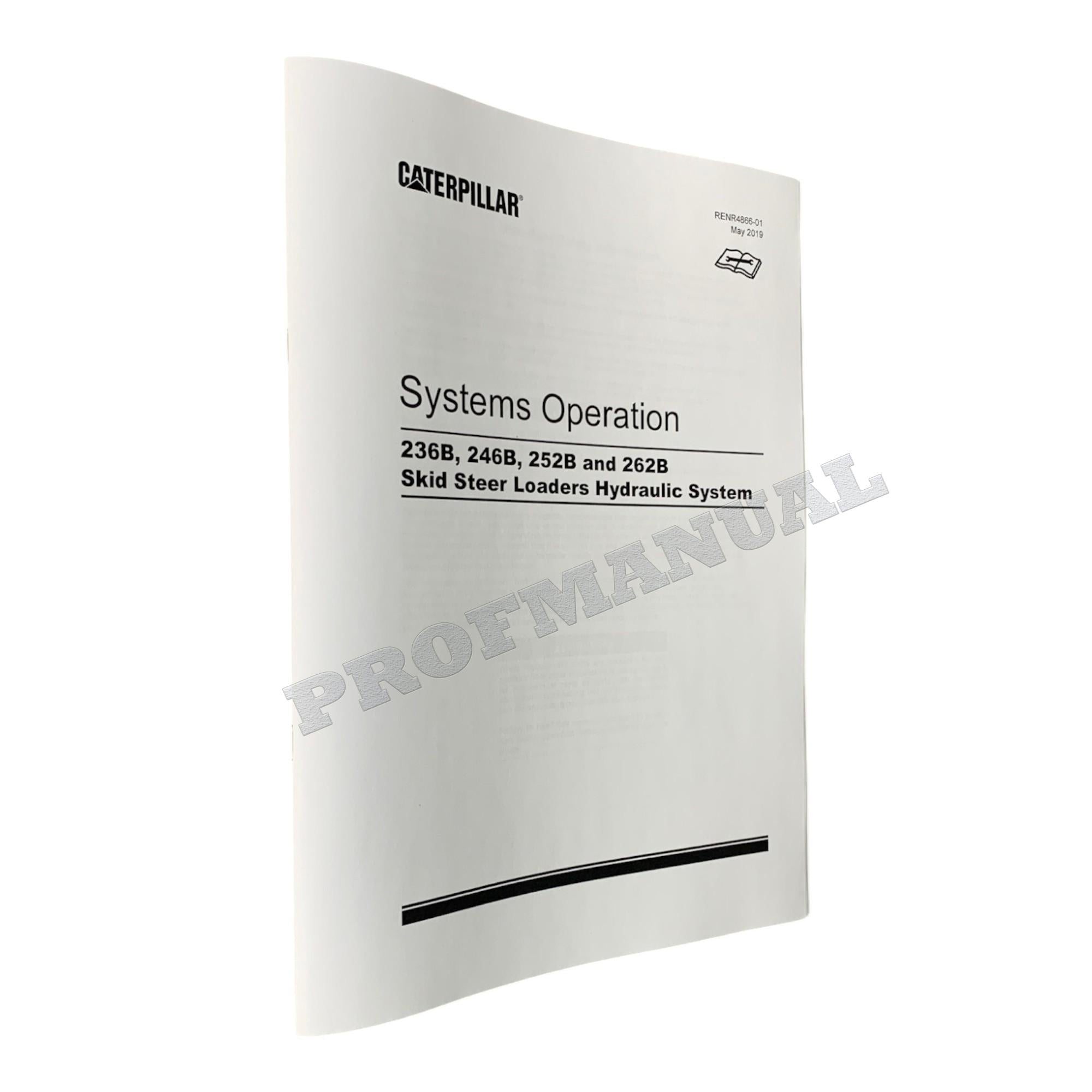 Manual de servicio del minicargador Caterpillar 236B, 236B2, 246B, 252B, 252B2 y 262B