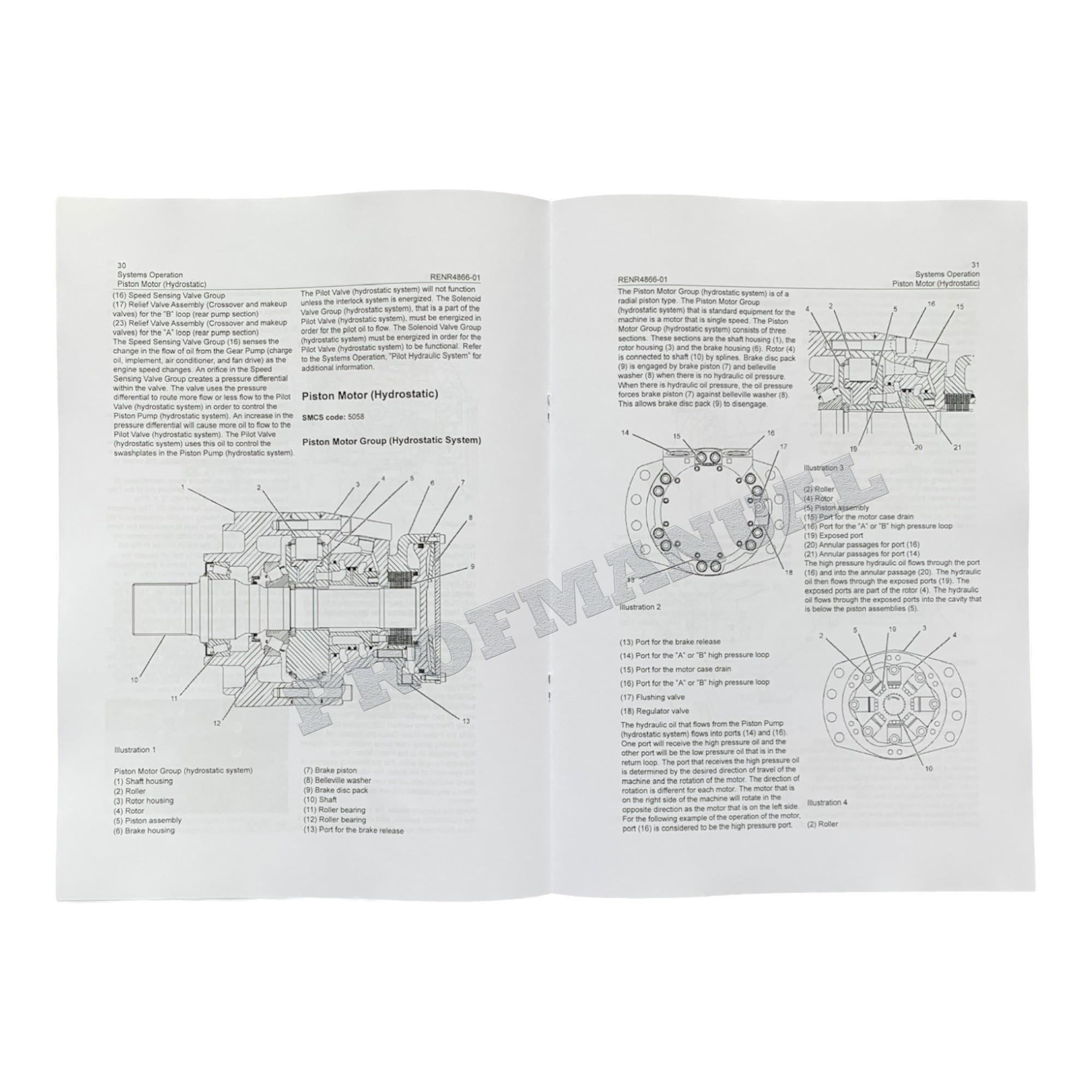 Manual de servicio del minicargador Caterpillar 236B, 236B2, 246B, 252B, 252B2 y 262B