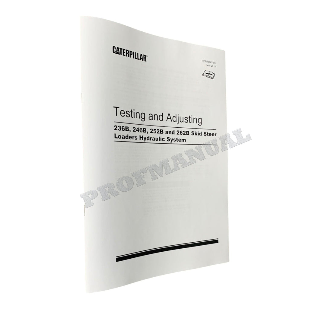 Manual de servicio del minicargador Caterpillar 236B, 236B2, 246B, 252B, 252B2 y 262B