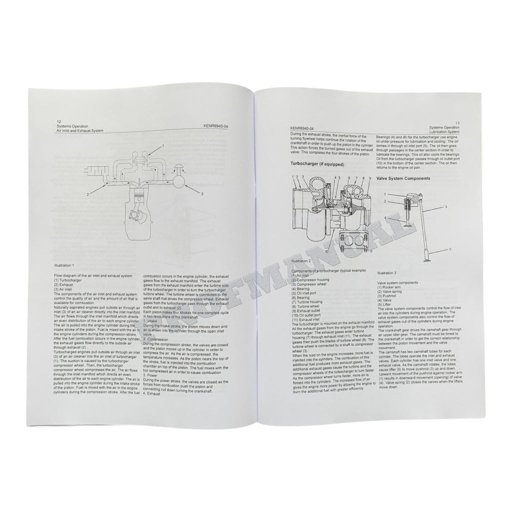 Caterpillar C3.4 3044C Engine Loader Disassem Assem Test Adjust Manual SET 7 BOOKS