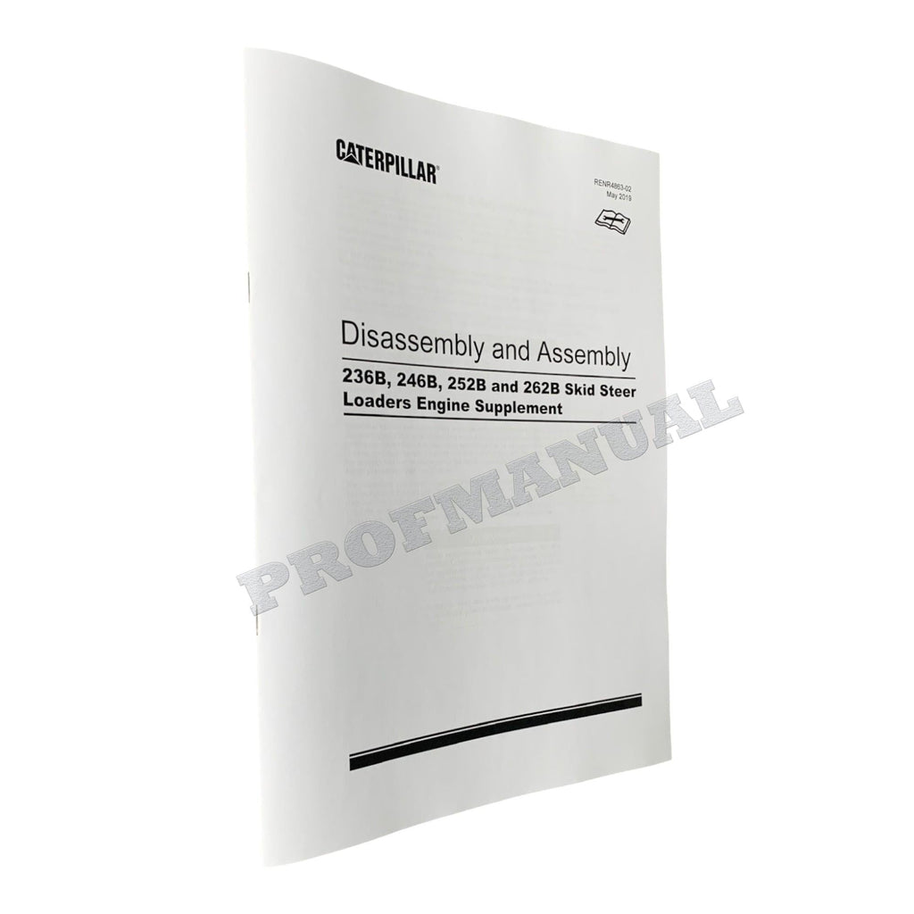 Caterpillar C3.4 3044C Engine Loader Disassem Assem Test Adjust Manual SET 7 BOOKS