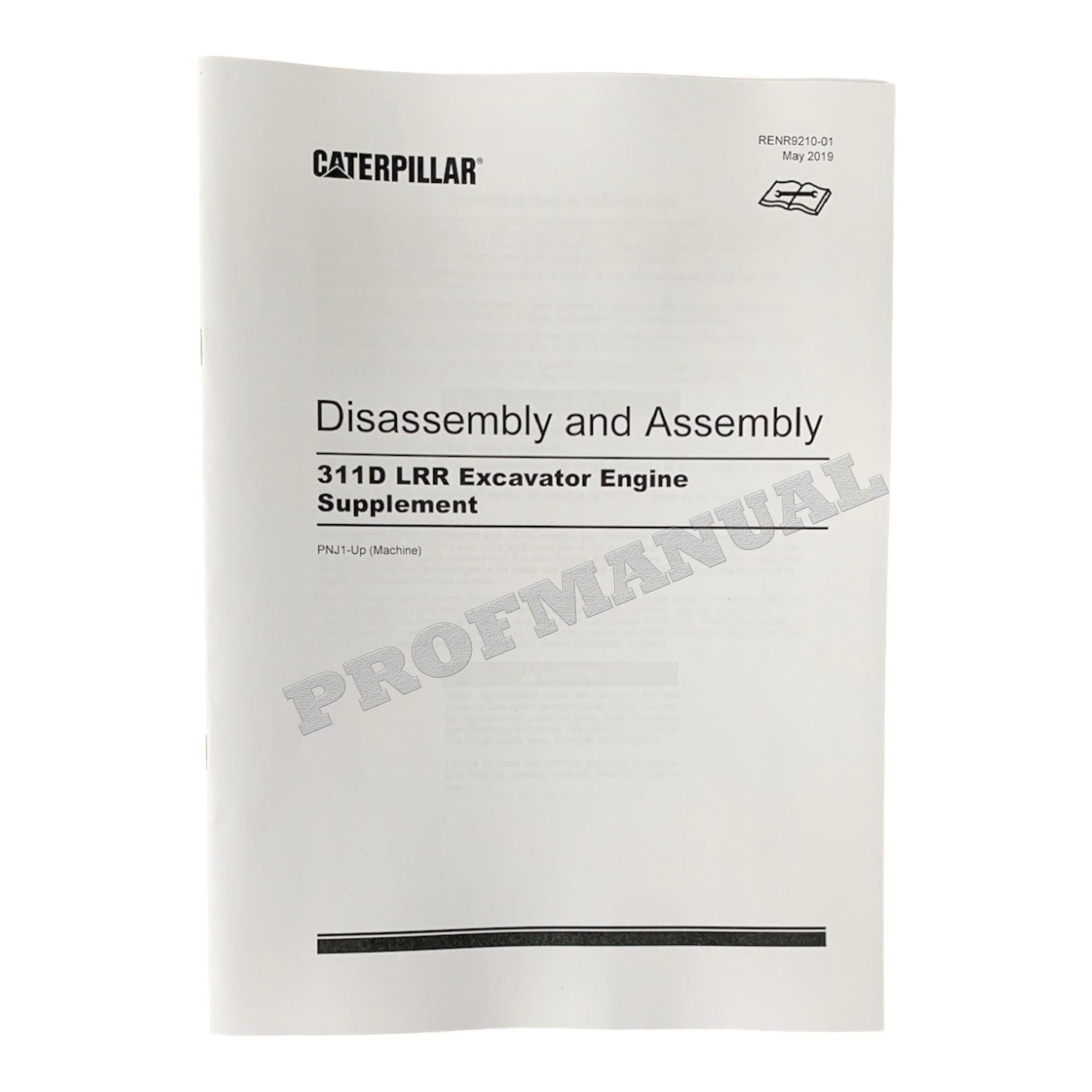 Caterpillar C4.2 C6.4 Engine Excavator Service Manual *Send serial number