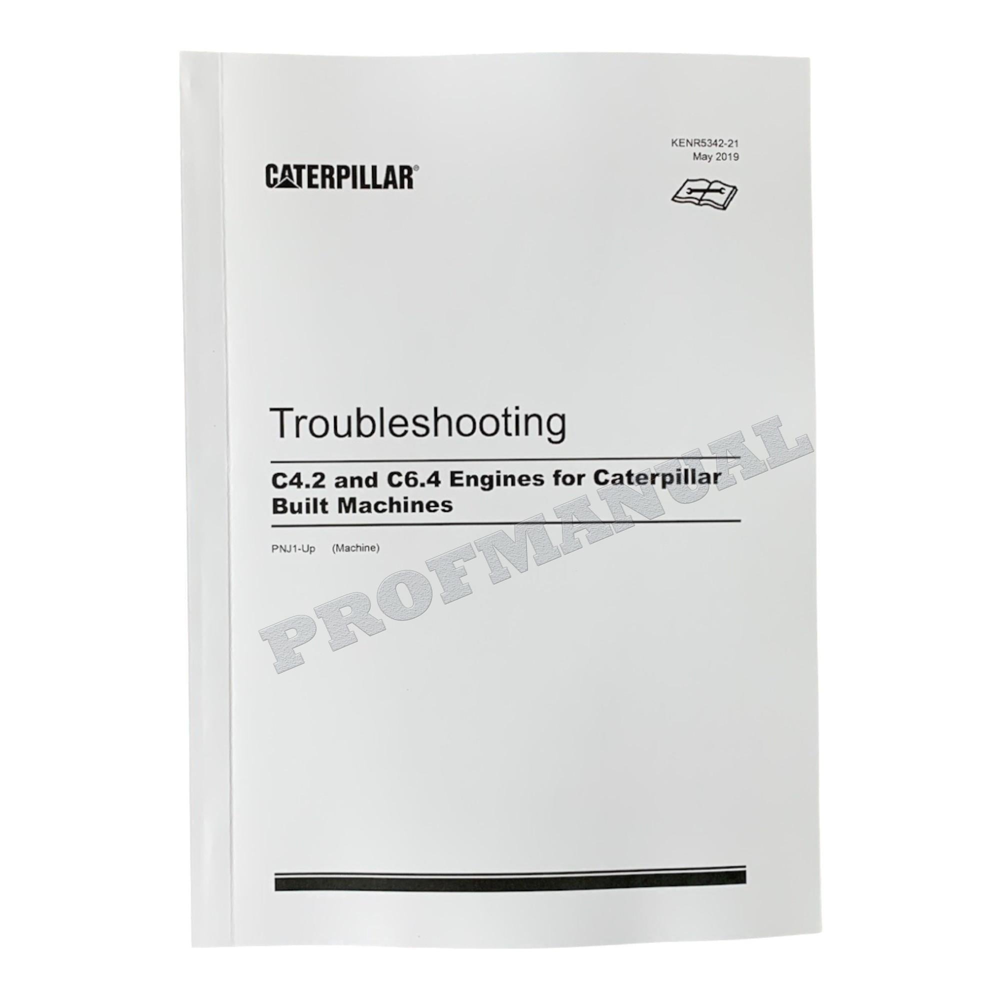 Caterpillar C4.2 C6.4 Engine Excavator Service Manual *Send serial number