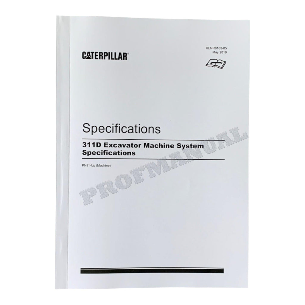 Manual de servicio completo de la excavadora Caterpillar 311D LRR *Enviar número de serie