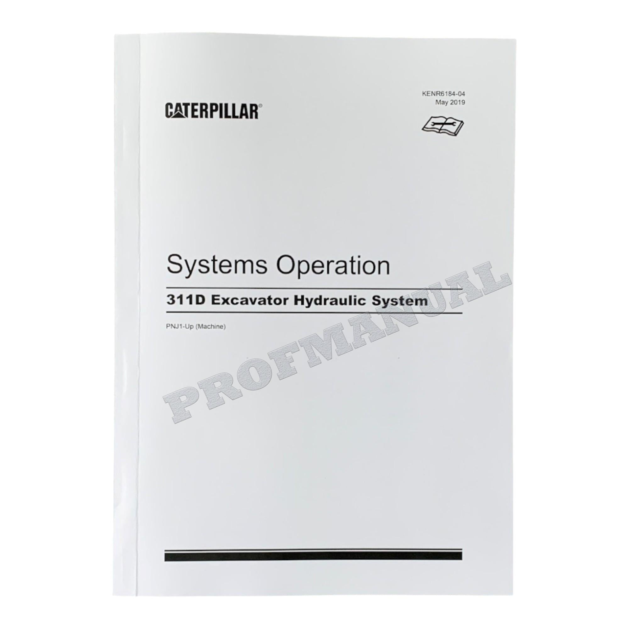 Manual de servicio completo de la excavadora Caterpillar 311D LRR *Enviar número de serie