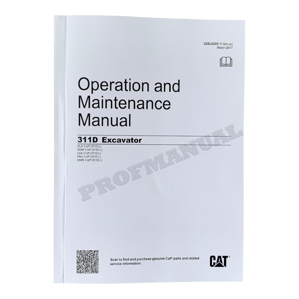Manual de servicio completo de la excavadora Caterpillar 311D LRR *Enviar número de serie