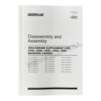 Manual de servicio de retroexcavadoras Caterpillar 3054 (4 libros)