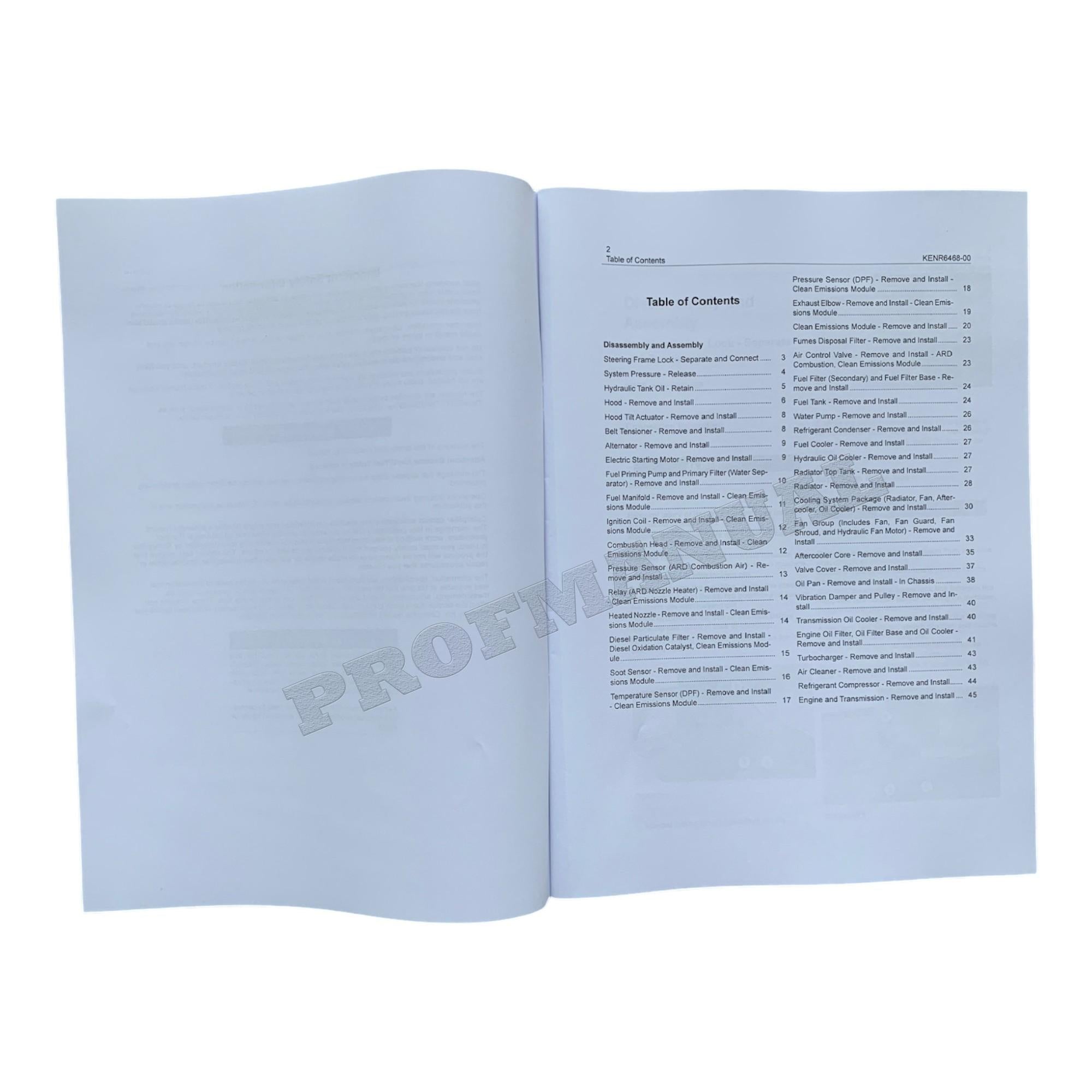 Caterpillar C9.3 Engine Loader Disassem Assem System Operat Test Adjust Full Service Manual