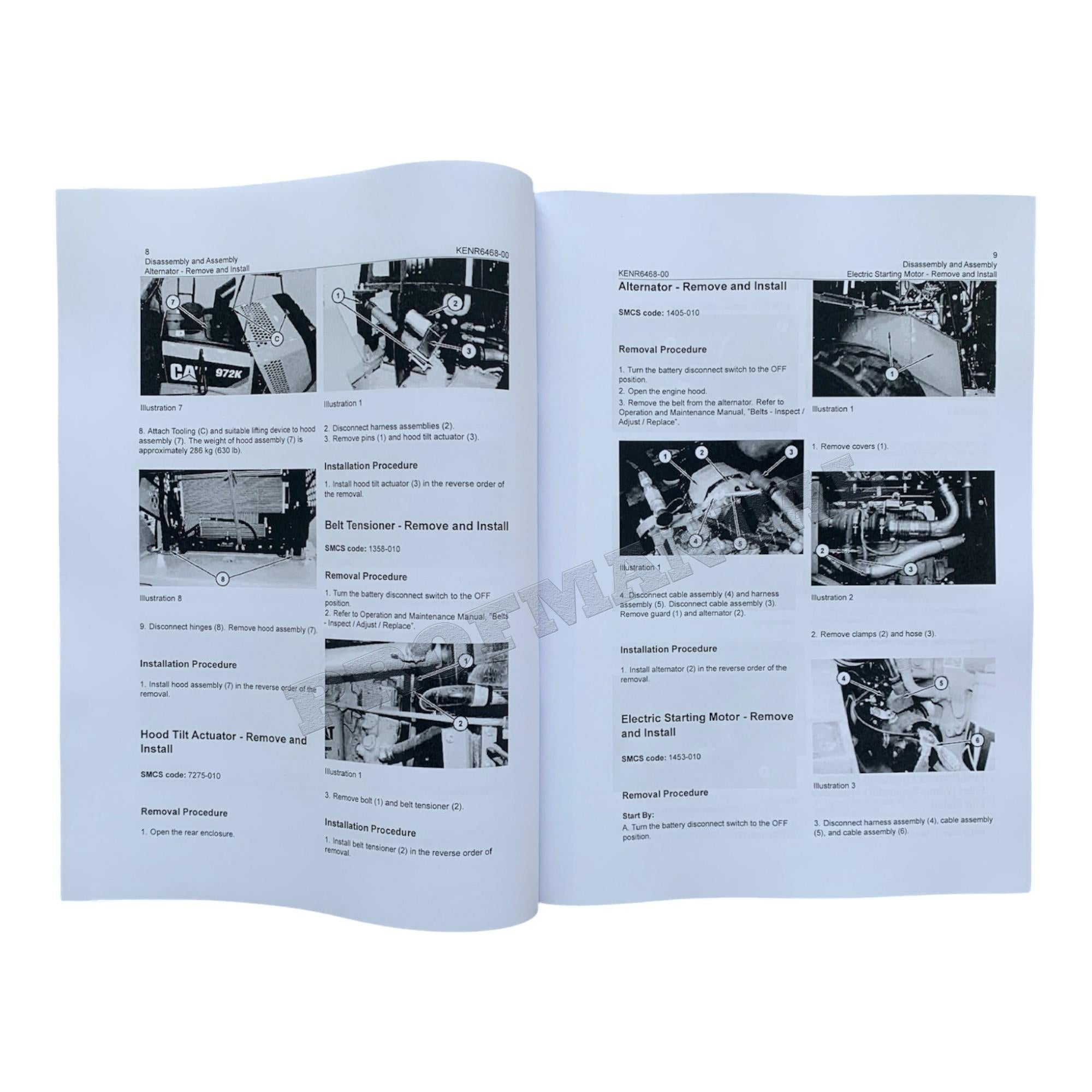 Caterpillar C9.3 Engine Loader Disassem Assem System Operat Test Adjust Full Service Manual