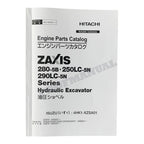 HITACHI ZAXIS ZX290LC-5N Engine Excavator Parts catalog manual 4HK1-XZSA01-17