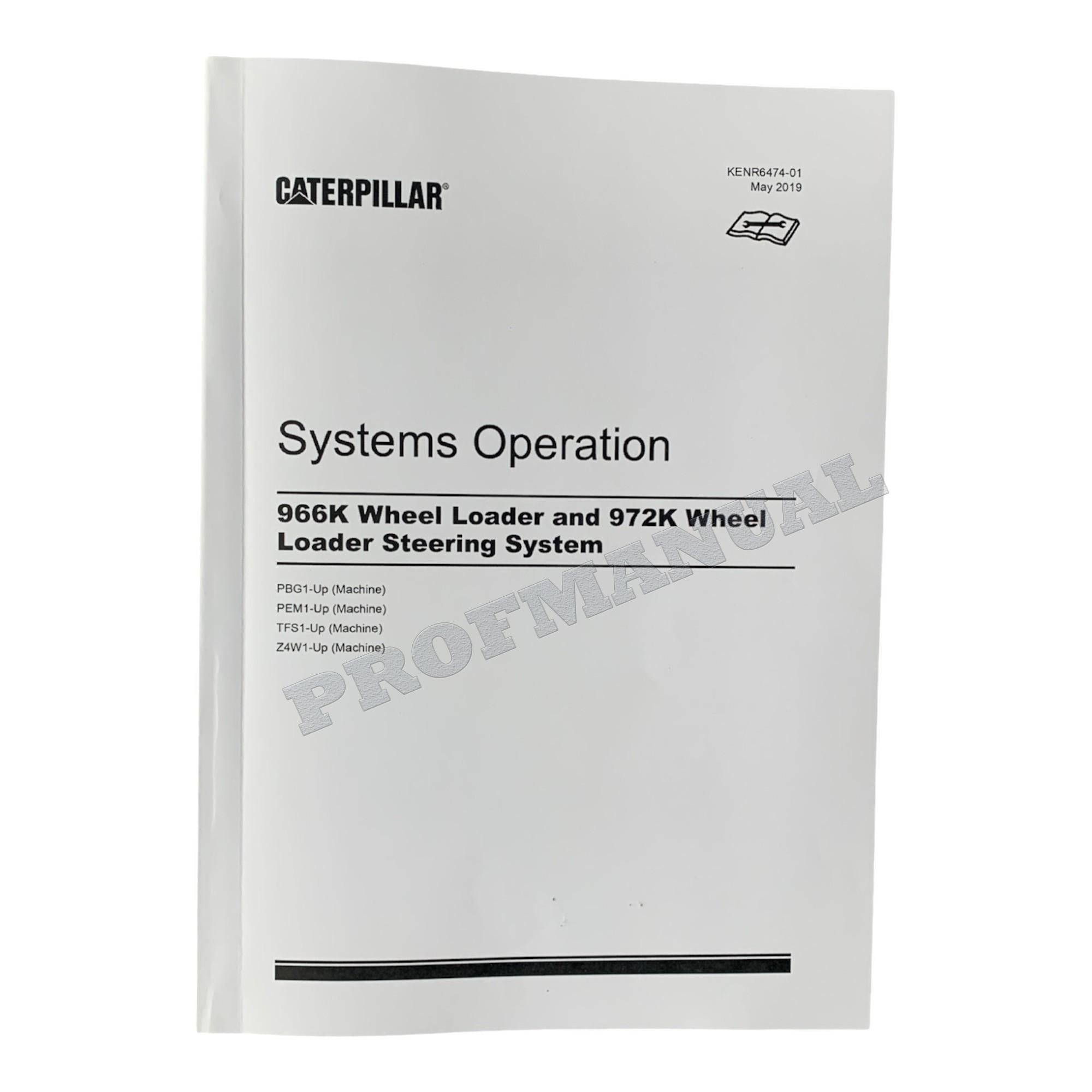 Caterpillar 966K 972K Wheel Loader Full Service Manual 37 books *Send serial number