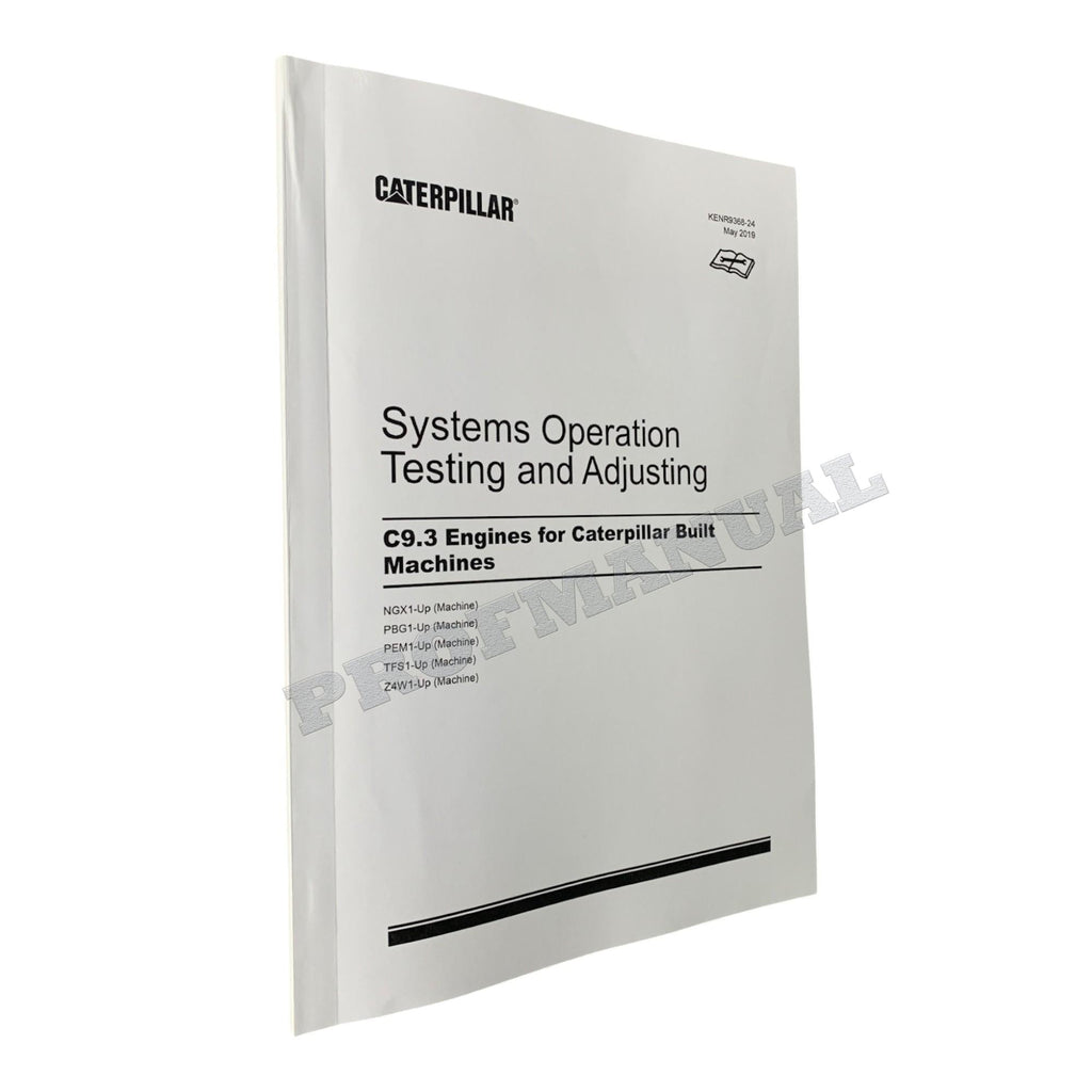 Caterpillar C9.3 Engine Loader Disassem Assem System Operat Test Adjust Full Service Manual