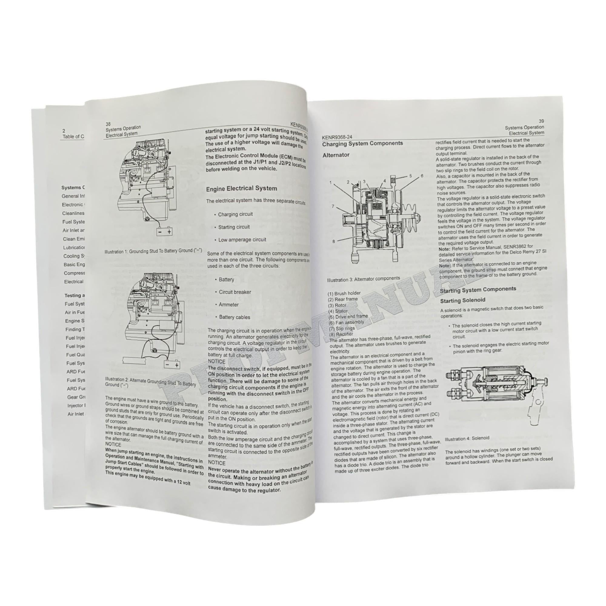 Caterpillar C9.3 Engine Loader Disassem Assem System Operat Test Adjust Full Service Manual