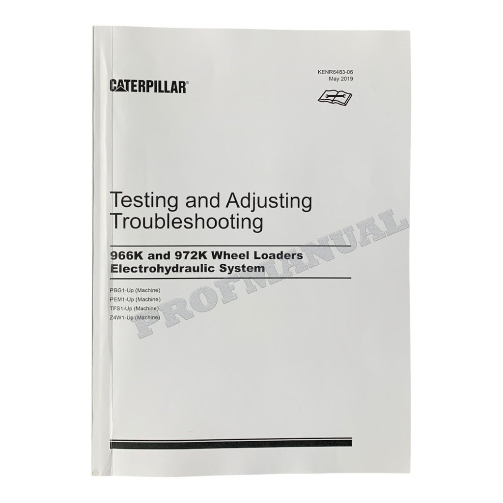 Caterpillar 966K 972K Wheel Loader Full Service Manual 37 books *Send serial number