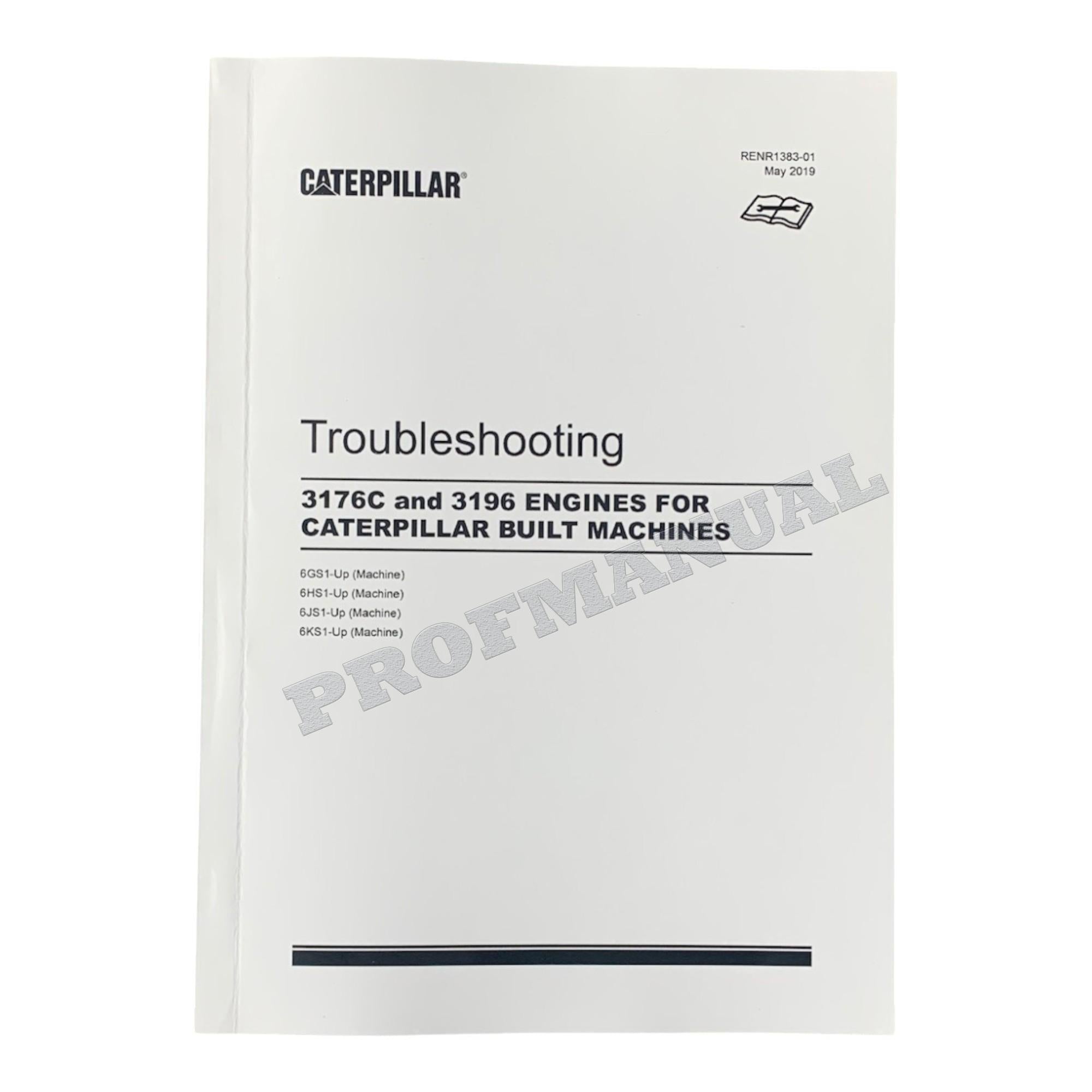 Manual de servicio completo del tractor agrícola Caterpillar Challenger 65E, 75E, 85E y 95E
