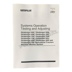 Manual de servicio completo del tractor agrícola Caterpillar Challenger 65E, 75E, 85E y 95E