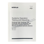 Manual de servicio completo del tractor agrícola Caterpillar Challenger 65E, 75E, 85E y 95E