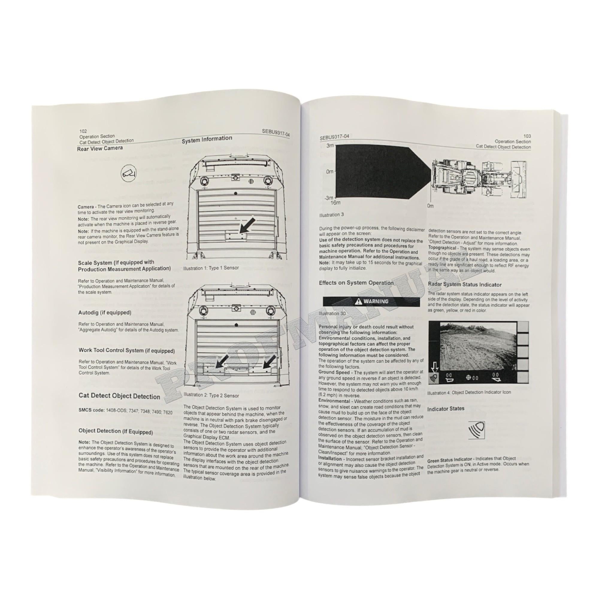 Caterpillar 966M 972M Wheel loader Operators Maintenance Manual SEBU9317