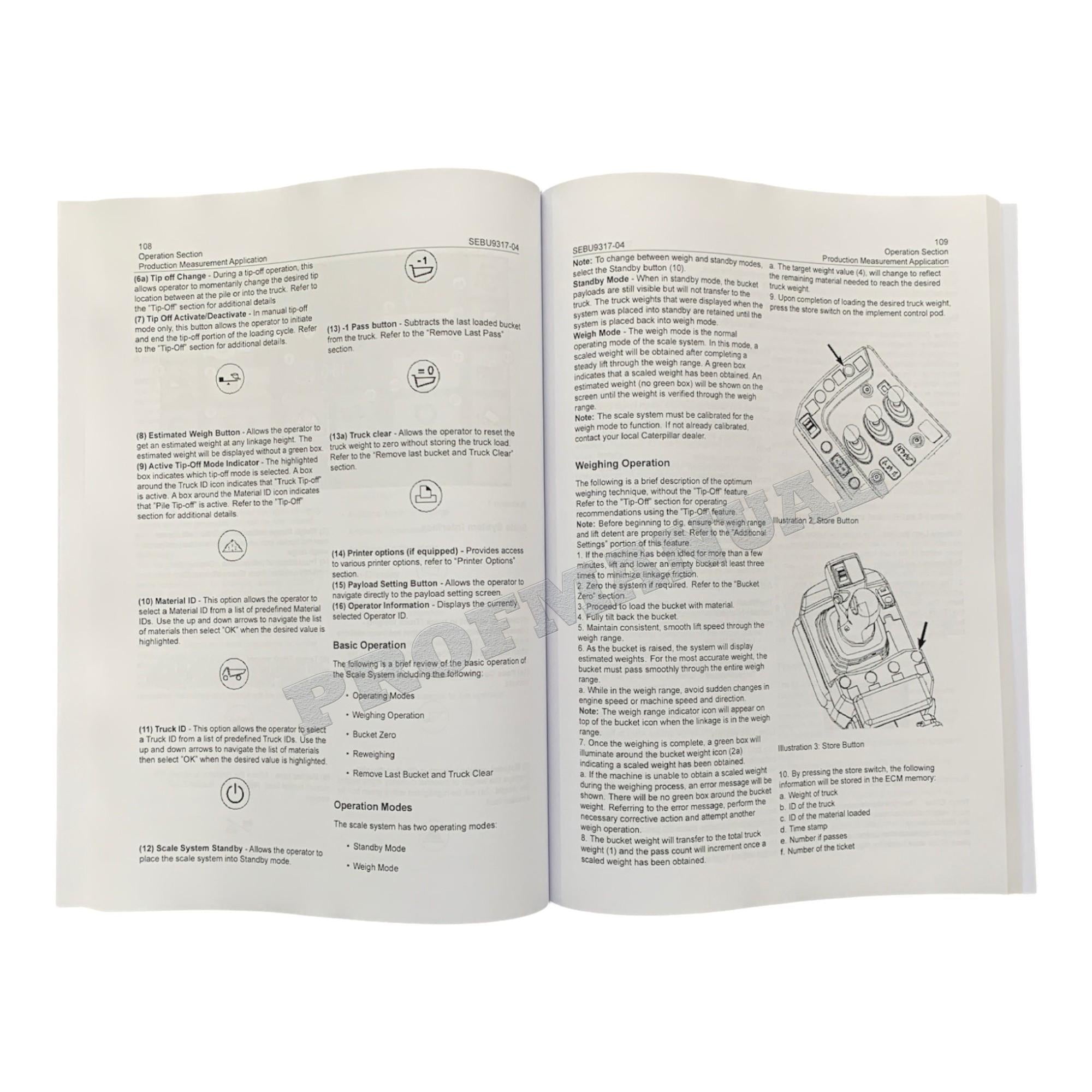 Caterpillar 966M 972M Wheel loader Operators Maintenance Manual SEBU9317