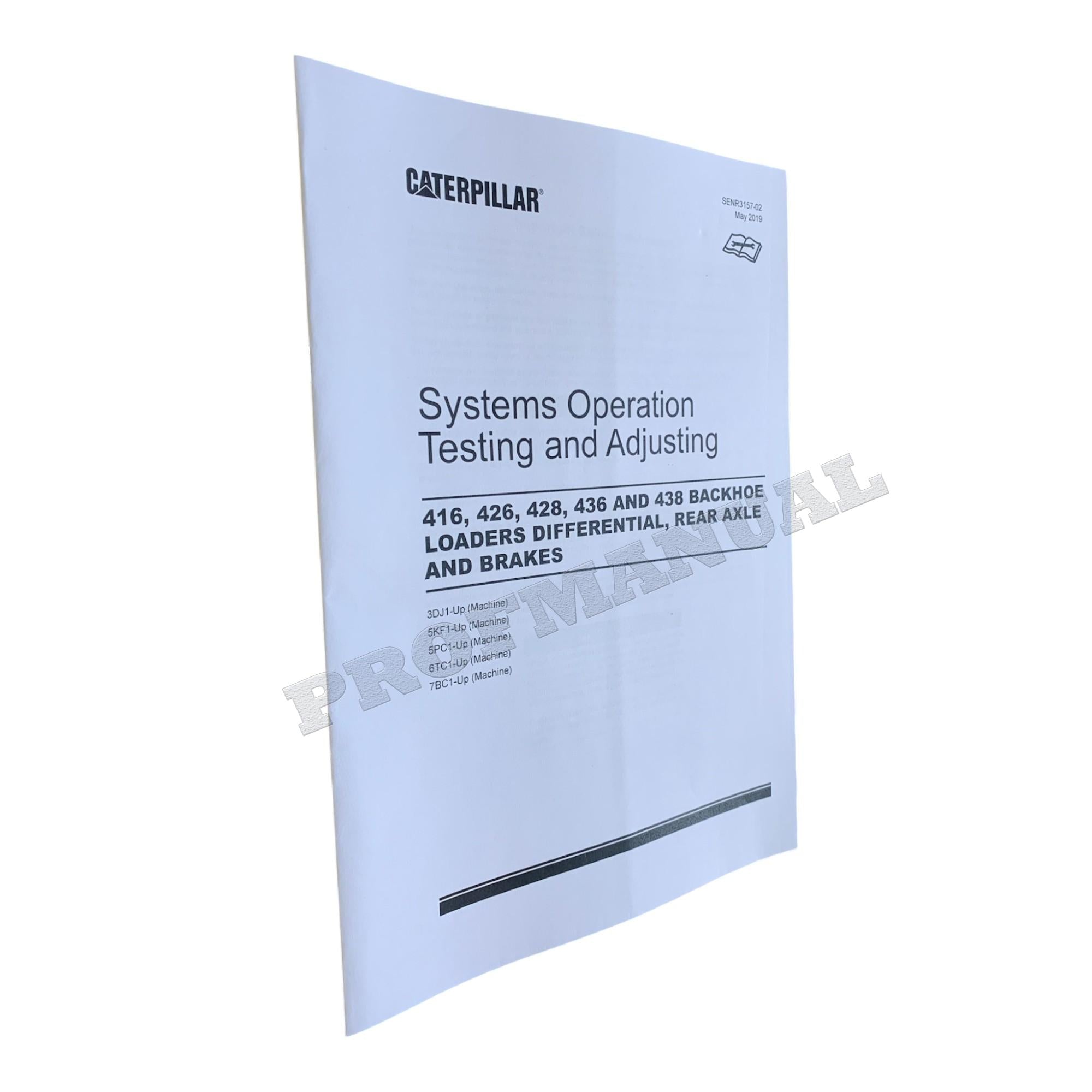 Caterpillar 416 426 436 Series II Backhoe Loader Full Service Manual