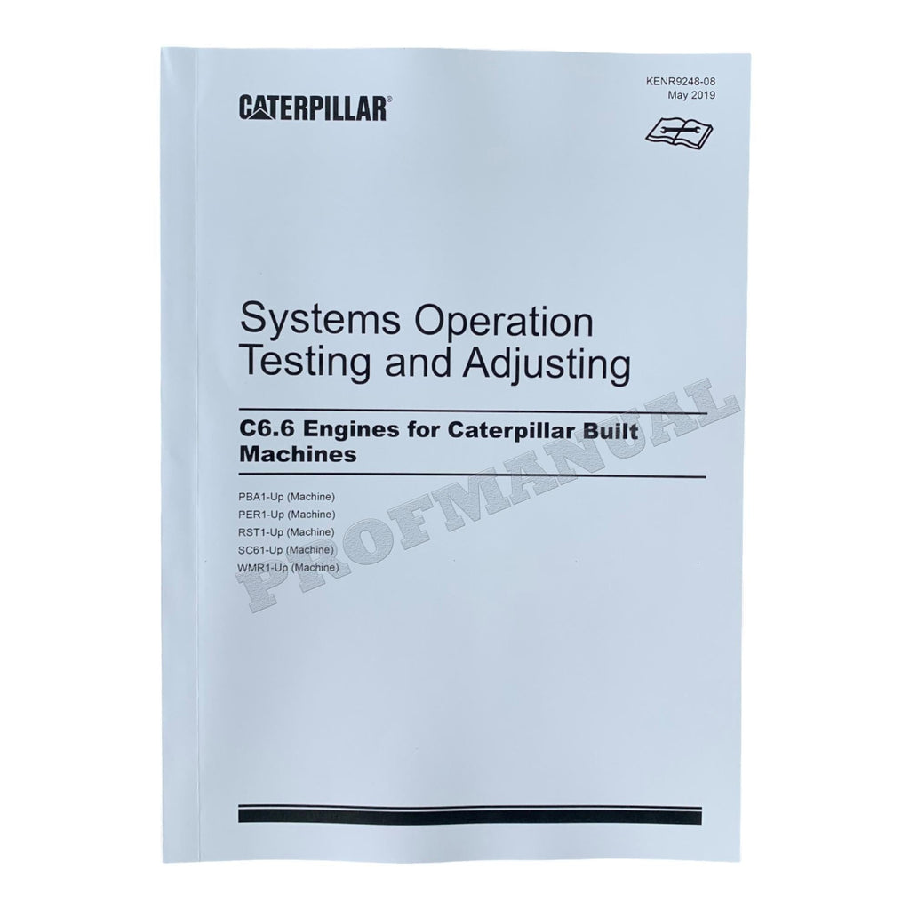 Caterpillar C6.6 C4.4 Engine Operation Testing Adjusting FULL Service Manual *Send Serial#