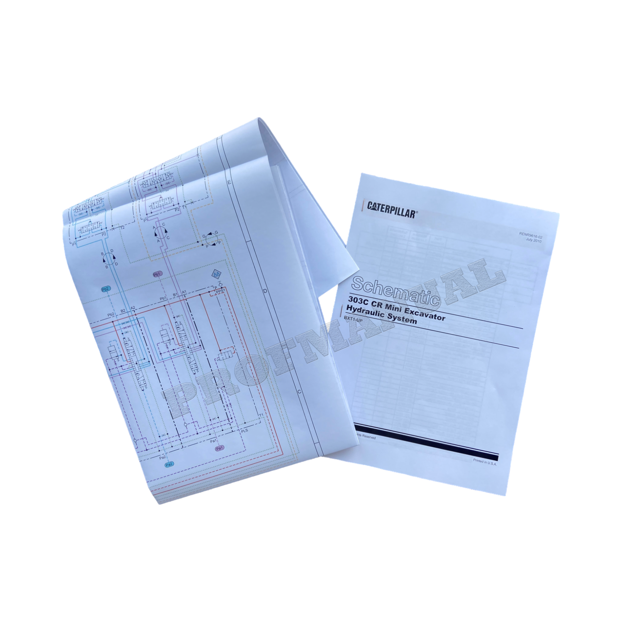 Manual de servicio de la excavadora Caterpillar 305C CONJUNTO COMPLETO N.º DE SERIE HWJ y SUPERIORES