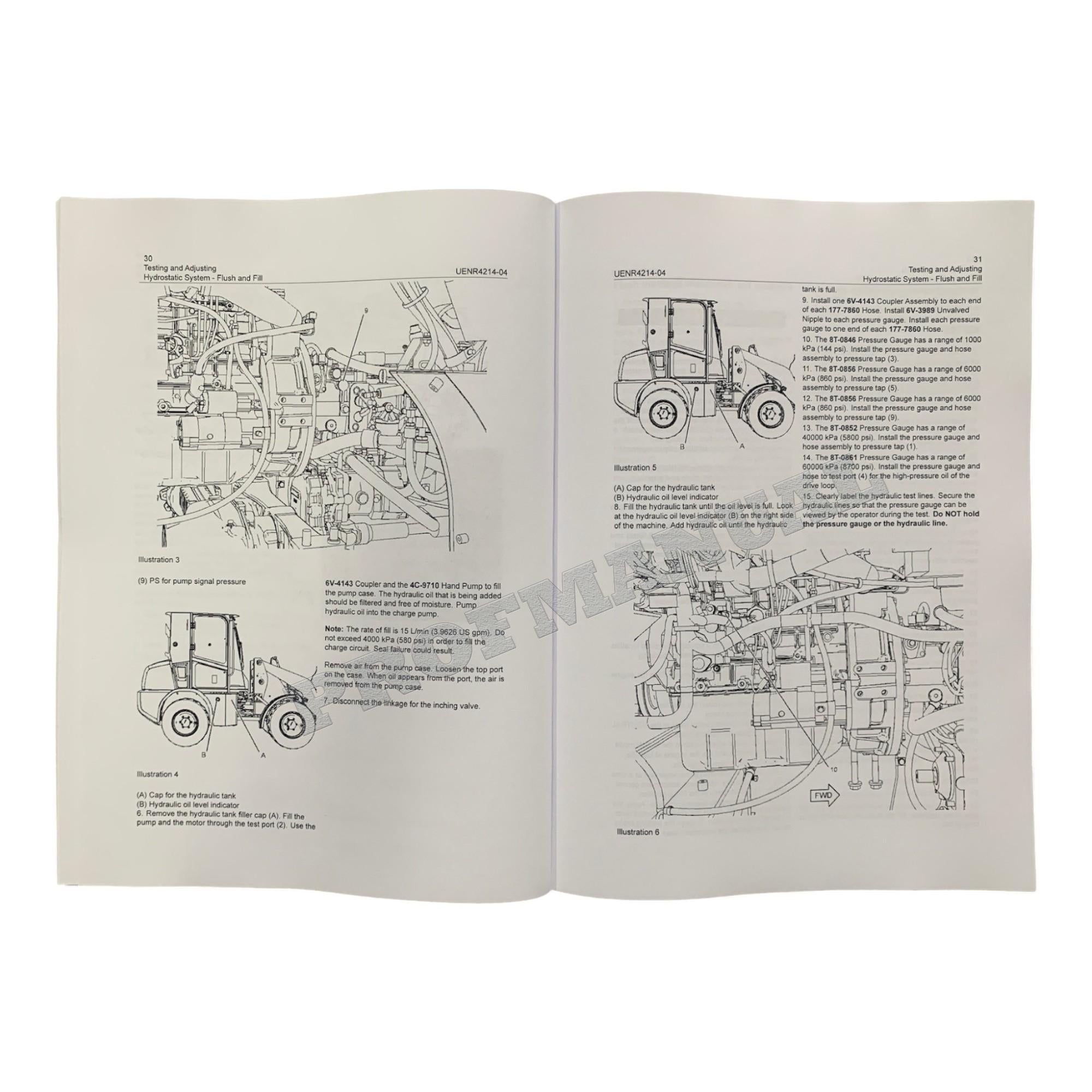 Manual de servicio completo de la CARGADORA DE RUEDAS COMPACTA Caterpillar 903C2 *Enviar número de serie
