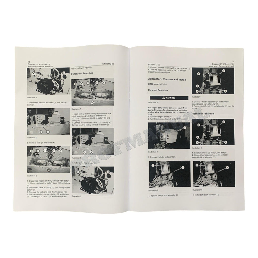 Caterpillar C6.6 Engine Disassem Assem Specif Troubleshooting Service Manual *Send SN