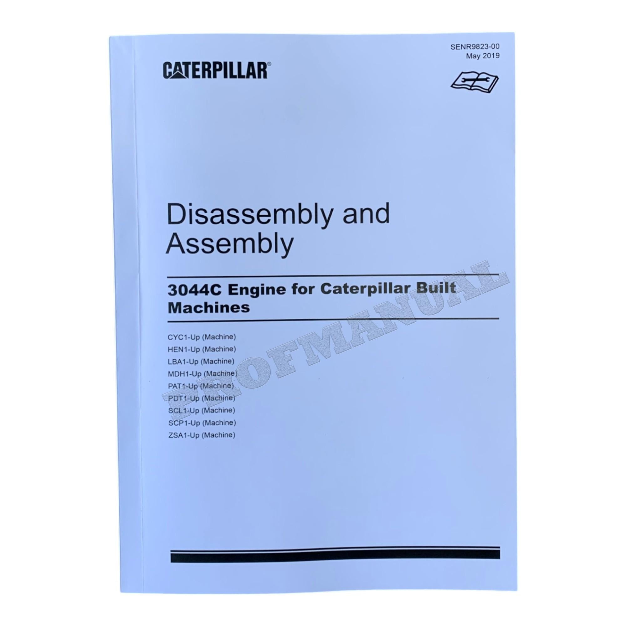 Caterpillar 267B 277B 287B Loader 3044C Engine Test Adjust Assembly 4 books *Send Ser Numb
