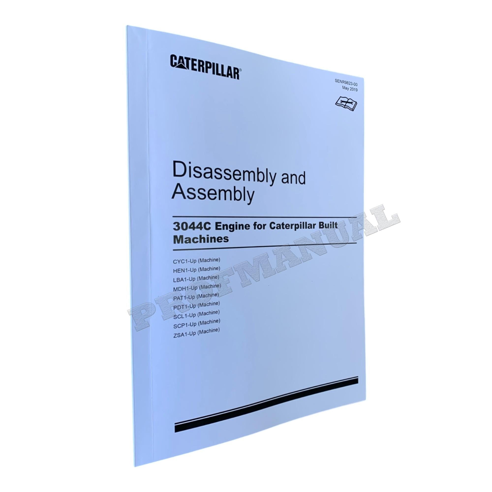Caterpillar 267B 277B 287B Loader 3044C Engine Test Adjust Assembly 4 books *Send Ser Numb