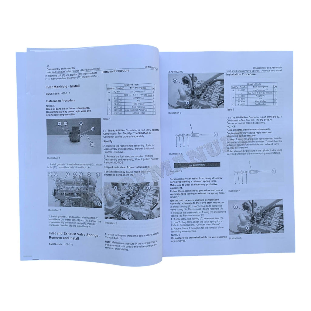 Caterpillar 267B 277B 287B Loader 3044C Engine Test Adjust Assembly 4 books *Send Ser Numb