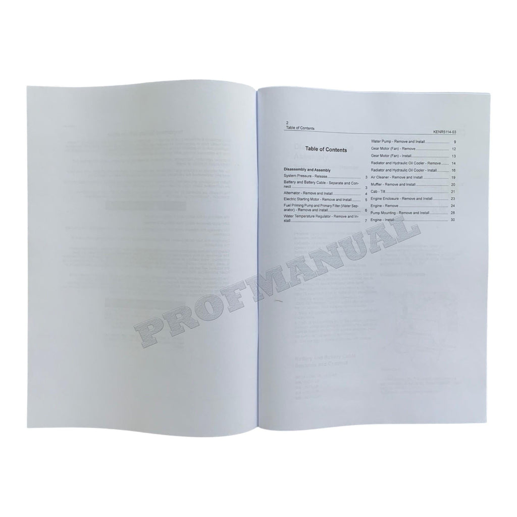 Caterpillar 236B 246B 246C 252B Loader C3.4 Engine Service Manual DisassemAssem