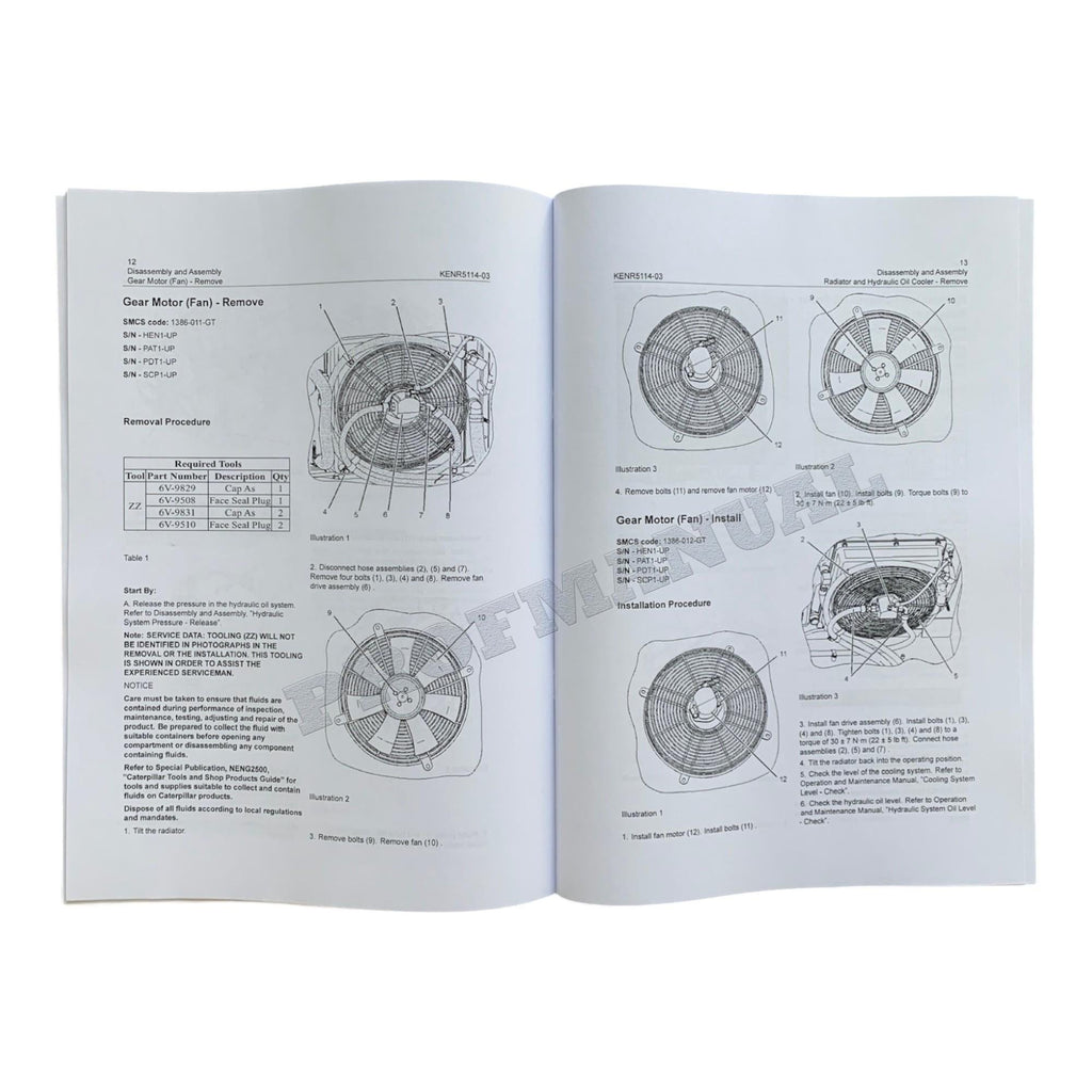 Caterpillar 256C 262B 262C 262C2 272C Loader C3.4 Engine Manual Disassem Assem