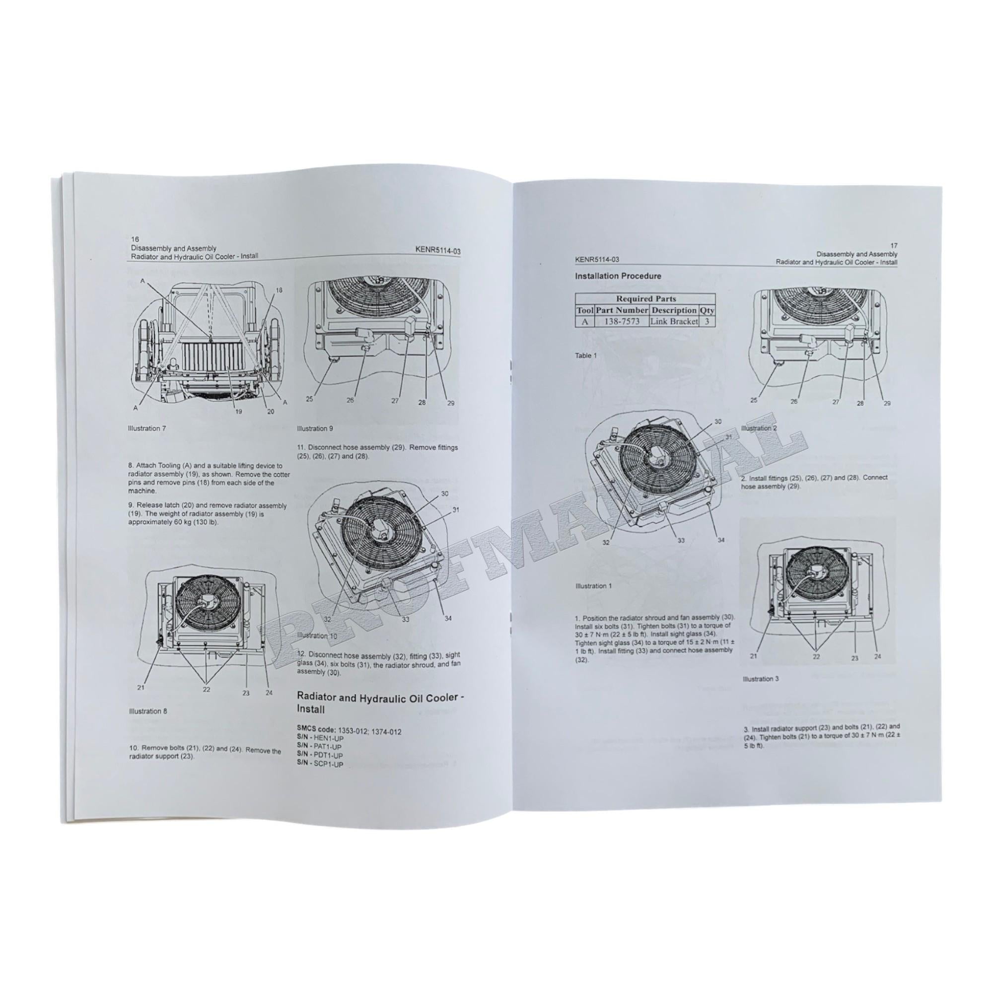 Caterpillar 256C 262B 262C 262C2 272C Loader C3.4 Engine Manual Disassem Assem