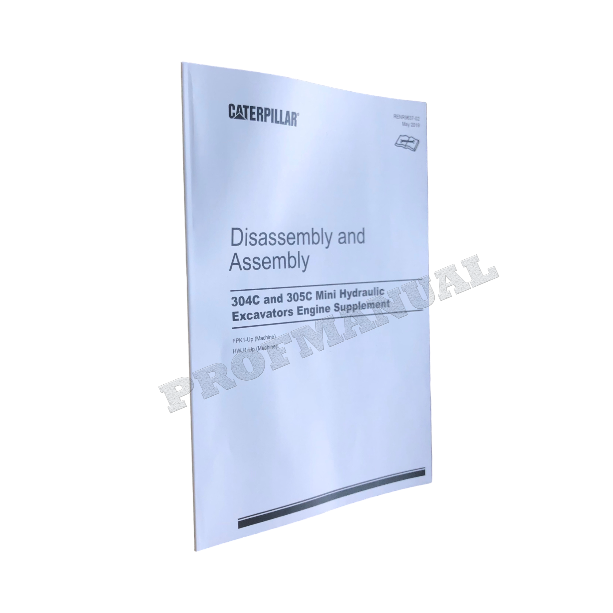 Manual de servicio de la excavadora Caterpillar 305C CONJUNTO COMPLETO N.º DE SERIE HWJ y SUPERIORES