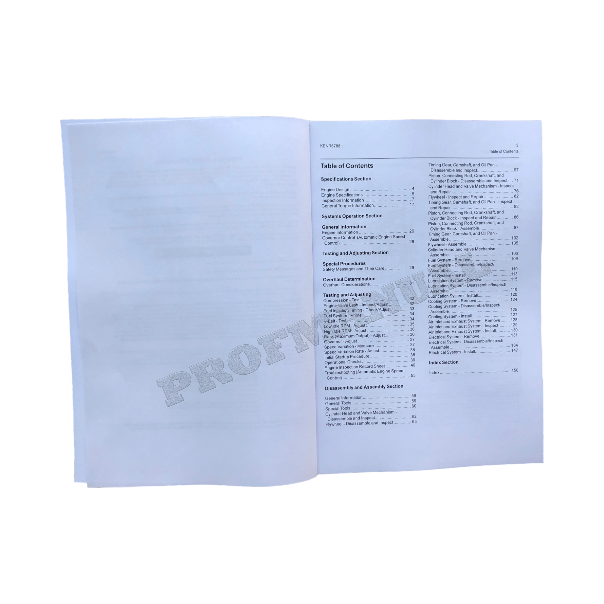 Manual de servicio de la excavadora Caterpillar 305C CONJUNTO COMPLETO N.º DE SERIE HWJ y SUPERIORES